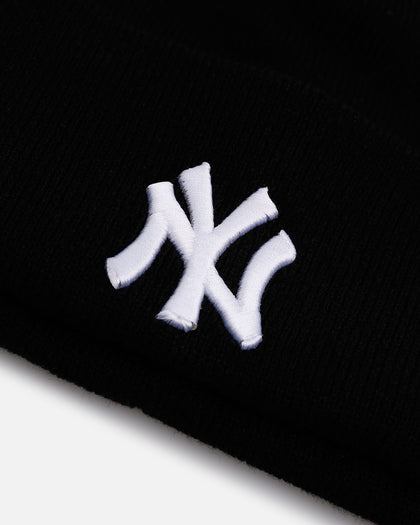 47 Brand New York Yankees Haymaker Cuff Knit Beanie Black/White