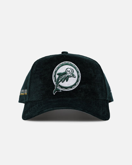 New Era Miami Dolphins 'Plush Chenille' 9FORTY A-Frame Snapback Dark Green
