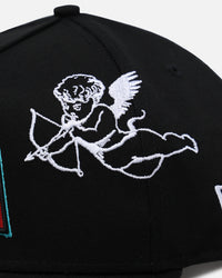 New Era Arizona Diamondbacks 'Cherub Official Team Color' 9FORTY A-Frame Snapback Black