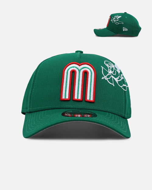 New Era Mexico National Baseball Team 'Cherub Official Team Color' 9FORTY A-Frame Snapback Green