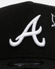 New Era Atlanta Braves 'Cherub Trucker' 9FORTY A-Frame Trucker Snapback Black/White