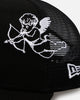 New Era Atlanta Braves 'Cherub Trucker' 9FORTY A-Frame Trucker Snapback Black/White