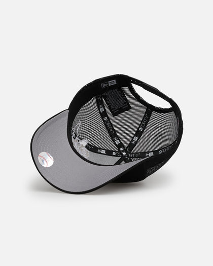 New Era Los Angeles Dodgers 'Cherub Trucker' 9FORTY A-Frame Trucker Snapback Black/White