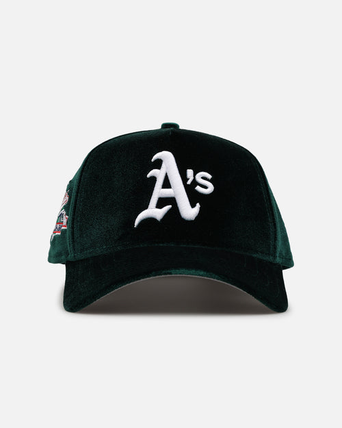 New Era Oakland Athletics 'Velvet Official Team Color' 9FORTY A-Frame Snapback Green