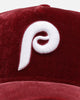 New Era Philadelphia Phillies 'Velvet Official Team Color' 9FORTY A-Frame Snapback Burgundy