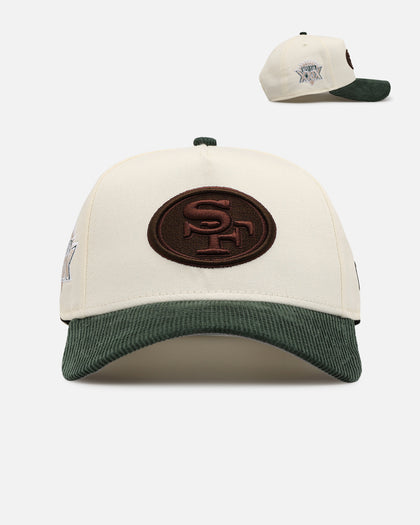 New Era San Francisco 49ers 'Chrome White Green' Corduroy Visor 9FORTY A-Frame Snapback Chrome