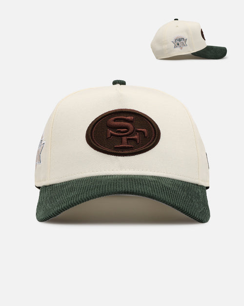 New Era San Francisco 49ers 'Chrome White Green' Corduroy Visor 9FORTY A-Frame Snapback Chrome