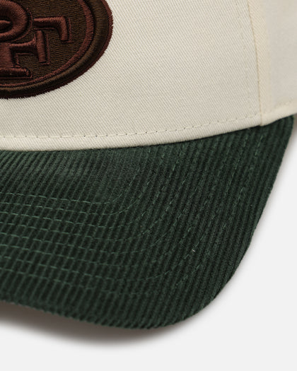 New Era San Francisco 49ers 'Chrome White Green' Corduroy Visor 9FORTY A-Frame Snapback Chrome