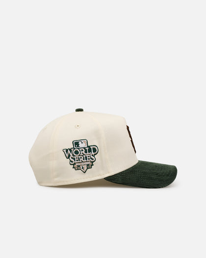 New Era San Francisco Giants 'Chrome White Green' Corduroy Visor 9FORTY A-Frame Snapback Chrome