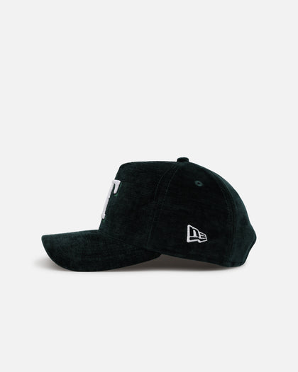 New Era Texas Rangers 'Plush Chenille' 9FORTY A-Frame Snapback Dark Green