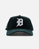 New Era Detroit Tigers 'Plush Chenille' 9FORTY A-Frame Snapback Dark Green