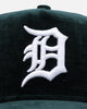 New Era Detroit Tigers 'Plush Chenille' 9FORTY A-Frame Snapback Dark Green
