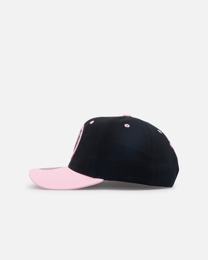 Mitchell & Ness Inter Miami Logo Pro Crown Snapback Faded Black
