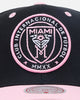 Mitchell & Ness Inter Miami Logo Pro Crown Snapback Faded Black