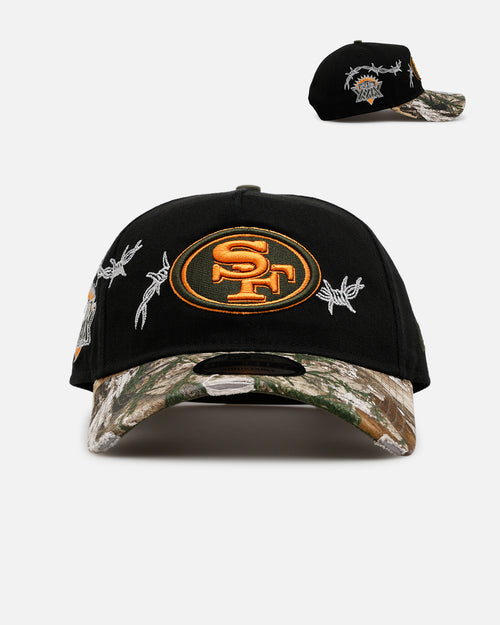 New Era San Francisco 49ers 'Realtree Grit 2.0' 9FORTY A-Frame Snapback Black/Green/Orange