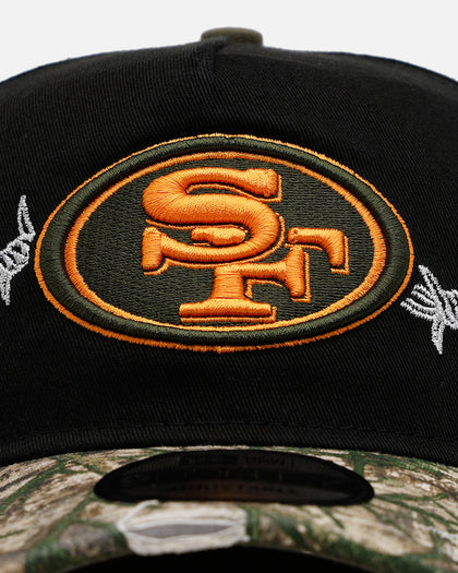 New Era San Francisco 49ers 'Realtree Grit 2.0' 9FORTY A-Frame Snapback Black/Green/Orange
