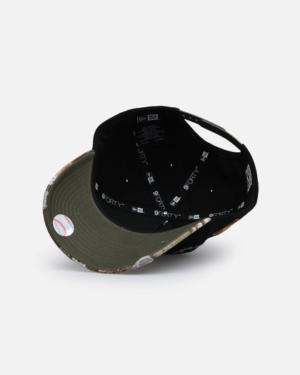 New Era Houston Astros 'Realtree Grit 2.0' 9FORTY A-Frame Snapback Black/Green/Orange