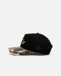 New Era Oakland Athletics 'Realtree Grit 2.0' 9FORTY A-Frame Snapback Black/Green/Orange