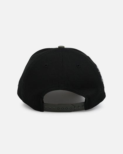 New Era Atlanta Braves 'Realtree Grit 2.0' 9FORTY A-Frame Snapback Black/Green/Orange