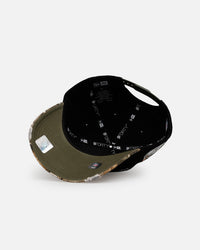 New Era Philadelphia Eagles 'Realtree Grit 2.0' 9FORTY A-Frame Snapback Black/Green/Orange