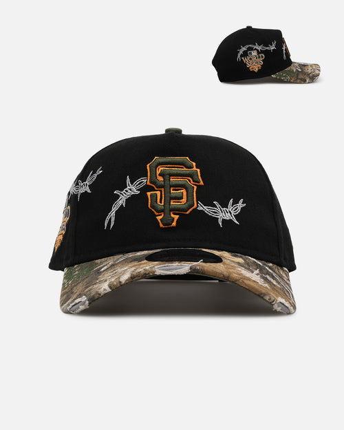 New Era San Francisco Giants 'Realtree Grit 2.0' 9FORTY A-Frame Snapback Black/Green/Orange