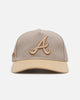 Pro Standard Atlanta Braves 'Gramercy' Pinch Front Strapback Taupe
