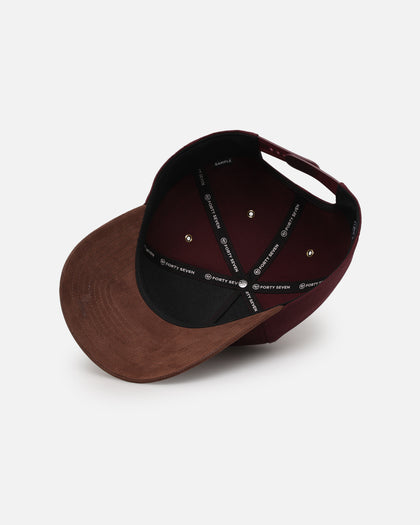 47 Brand New York Yankees 'Cherry Pie' Offside DT Snapback Dark Maroon