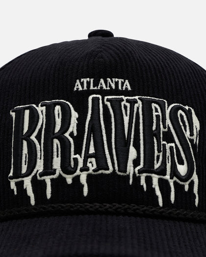 47 Brand Atlanta Braves 'Slasher' 47 Hitch Corduroy Snapback Black