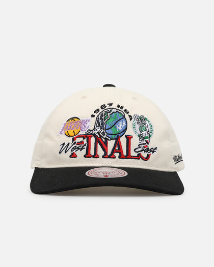 Mitchell & Ness Los Angeles Lakers x Boston Celtics 1987 NBA Finals Snapback Cream/Black