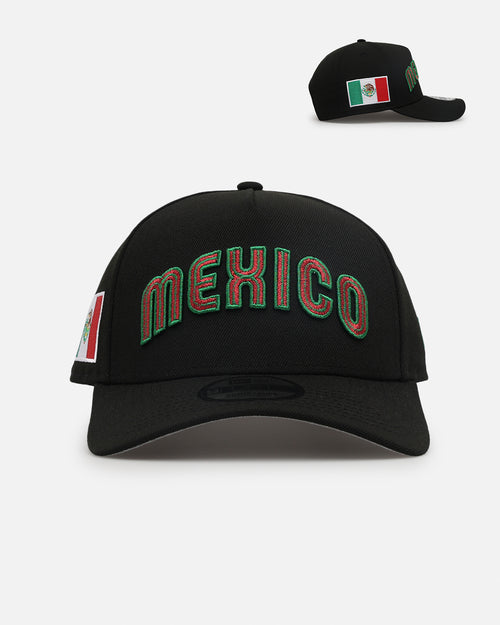 New Era Mexico National Baseball Team 'Metallic Wordmark' 9FORTY A-Frame Snapback Black