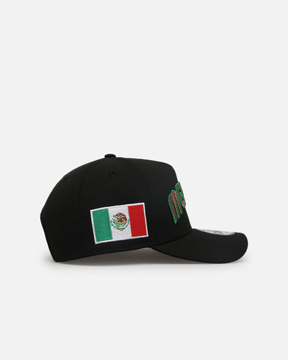 New Era Mexico National Baseball Team 'Metallic Wordmark' 9FORTY A-Frame Snapback Black