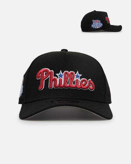 New Era Philadelphia Phillies 'Metallic Wordmark' 9FORTY A-Frame Snapback Black
