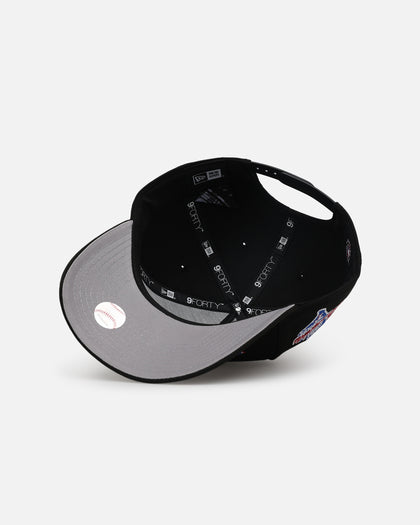 New Era Texas Rangers 'Metallic Wordmark' 9FORTY A-Frame Snapback Black