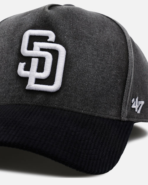 47 Brand San Diego Padres 'Apollo Corduroy' Offside DT Snapback Black