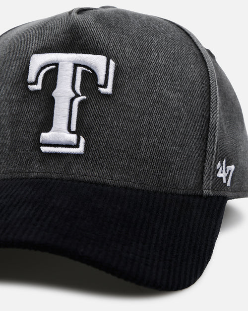 47 Brand Texas Rangers 'Apollo Corduroy' Offside DT Snapback Black