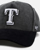 47 Brand Texas Rangers 'Apollo Corduroy' Offside DT Snapback Black