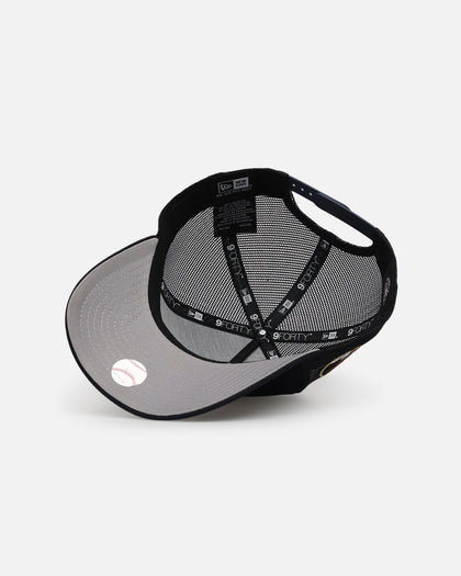 New Era Houston Astros 'Team Color' 9FORTY A-Frame Trucker Snapback OTC