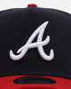 New Era Atlanta Braves 'Team Color' 9FORTY A-Frame Trucker Snapback OTC