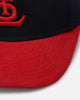 New Era St. Louis Cardinals 'Throwback Cord Golfers' Corduroy Golfer Snapback Navy/Red