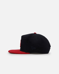 New Era St. Louis Cardinals 'Throwback Cord Golfers' Corduroy Golfer Snapback Navy/Red