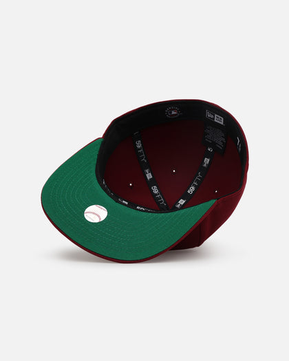 New Era Los Angeles Dodgers 'USC Pack' 59FIFTY A-Frame Fitted Burgundy