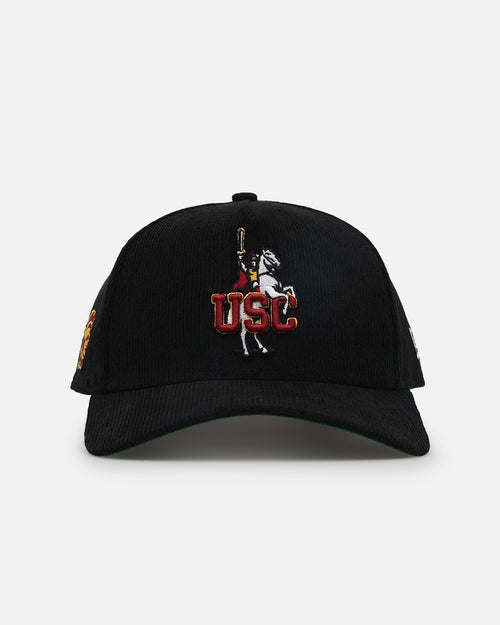 New Era University Of Southern California Trojans 'USC Pack' 9FORTY A-Frame Corduroy Snapback Black
