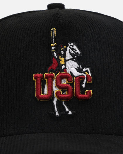 New Era University Of Southern California Trojans 'USC Pack' 9FORTY A-Frame Corduroy Snapback Black