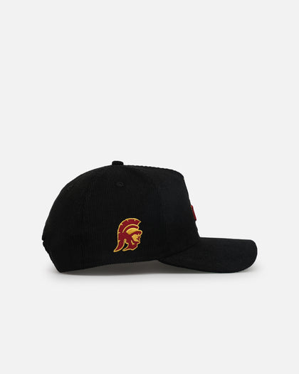 New Era University Of Southern California Trojans 'USC Pack' 9FORTY A-Frame Corduroy Snapback Black