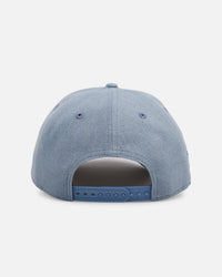 New Era Atlanta Braves 'Distressed Denim' 9FORTY A-Frame Snapback Light Wash Denim