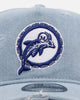 New Era Miami Dolphins 'Distressed Denim' 9FORTY A-Frame Snapback Light Wash Denim
