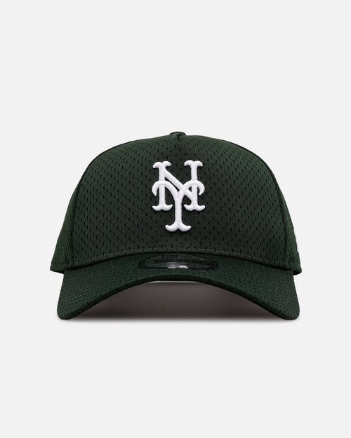 New Era New York Mets 'Green Mesh' 9FORTY A-Frame Snapback Dark Green