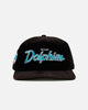 New Era Miami Dolphins 'Washed Black NFL Golfer' Corduroy Golfer Snapback Washed Black