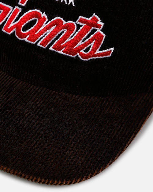 New Era New York Giants 'Washed Black NFL Golfer' Corduroy Golfer Snapback Washed Black