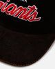 New Era New York Giants 'Washed Black NFL Golfer' Corduroy Golfer Snapback Washed Black